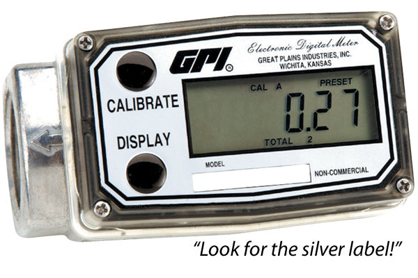 GPI 03A31GM Fuel Meter, 3 To 50 GPM, 300 PSI