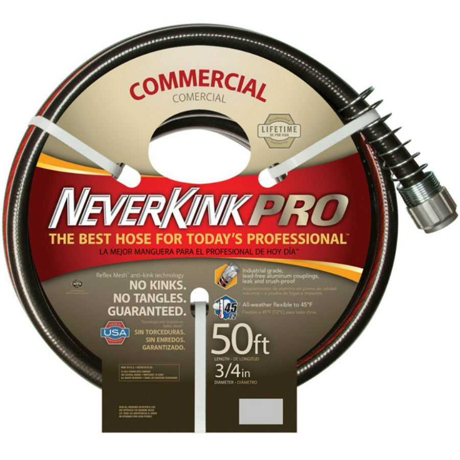 Teknor Apex 9844-50 Neverkink® Pro Commercial Duty Garden Hose, 3/4" x 50'