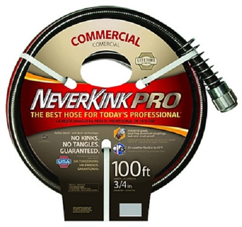 Teknor Apex 9844-100 Neverkink® Pro Commercial Duty Garden Hose, 3/4" x 100'