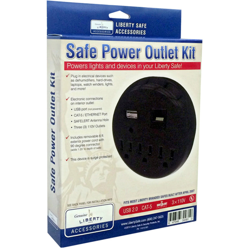 Liberty Safe 11015 Electrical Power Outlet Kit