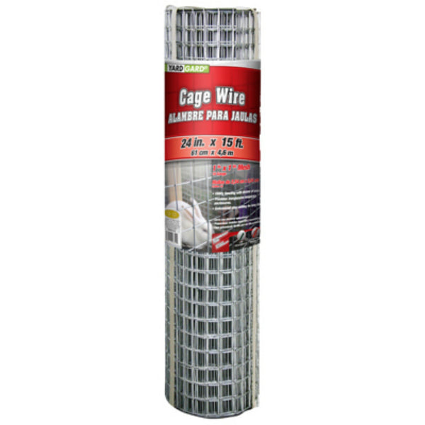 YardGard® 309311A Galvanized Cage Wire Fence, 16-Gauge, 24" x 15'