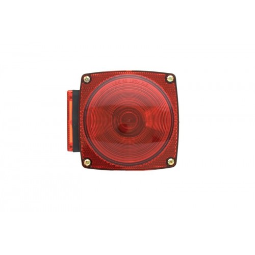 Uriah Products® UL440001 Right Side Square Stop/Tail/Turn Light, 4-1/2", Red
