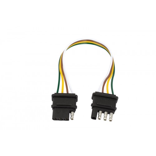 Uriah Products® UE048145 4-Wire Flat Loop Extension Trailer Connector, 12"
