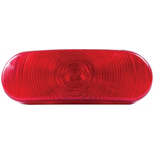 Uriah Products® UL421001 Oval Stop/Turn/Tail/Back-Up Light, Red, 6-1/2"