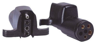 Uriah Products® UE624000 6-Way Round to 4-Way Flat Electrical Circuit Adapter
