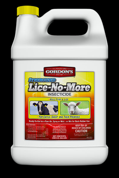 Gordon's® 7291072 Synergized Lice-No-More™ Insecticide (RTU), 1-Gallon