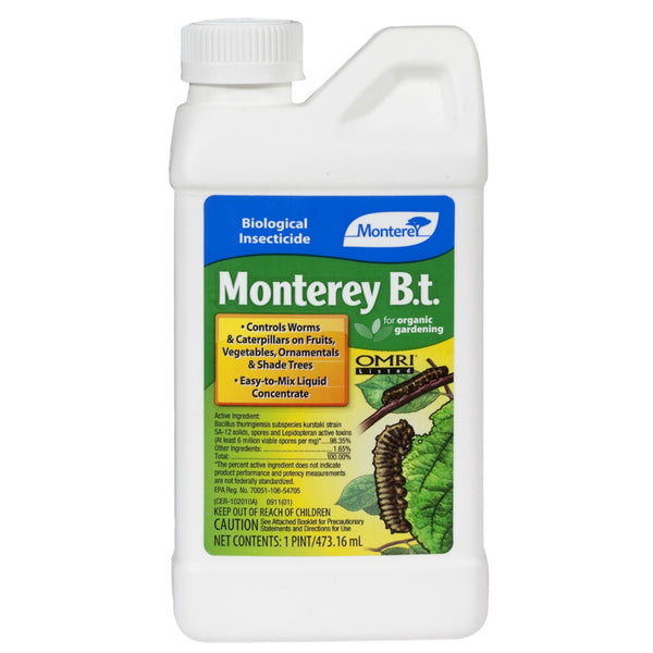 Monterey LG6332 Monterey B.T. Biological Insecticide, 1-Pint