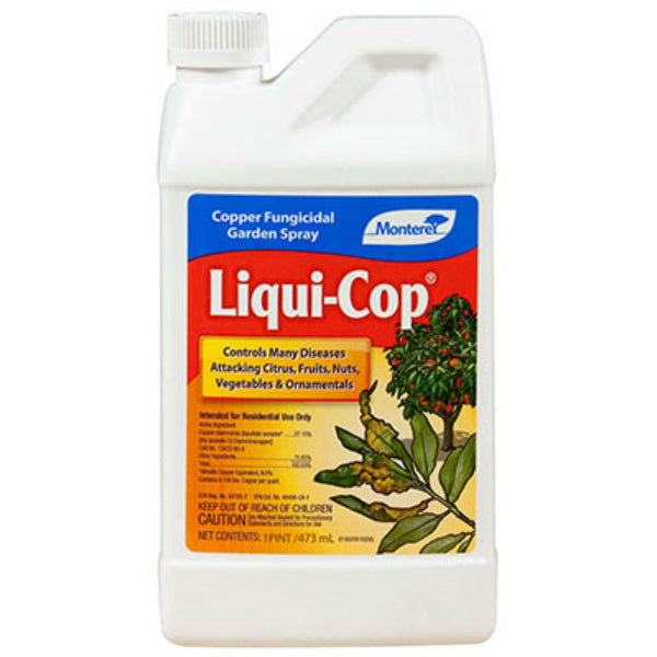 Monterey LG3100 Liqui-Cop® Copper Fungicide Garden Spray, 1-Pint