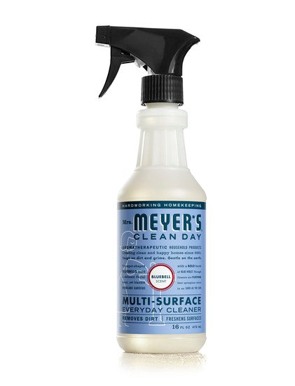 Mrs. Meyer's Clean Day 17941 Multi-Surface Everyday Cleaner, 16 Oz, Bluebell