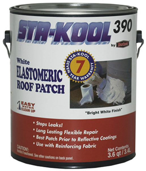 Sta-Kool® SK-3901 White Elastomeric Roof Patch, 3.6 Qt
