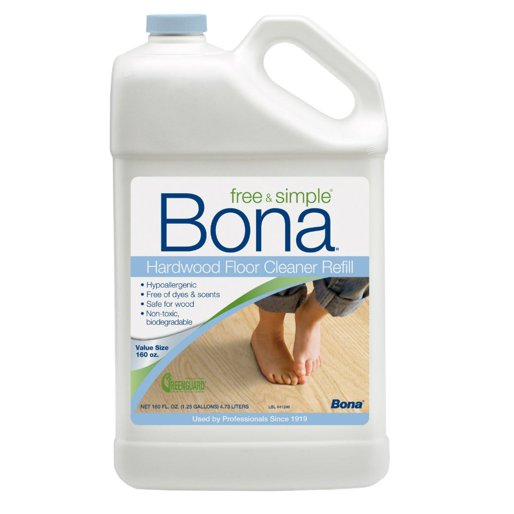 Bona® WM760056001 Free & Simple® Hardwood Floor Cleaner, 160 Oz