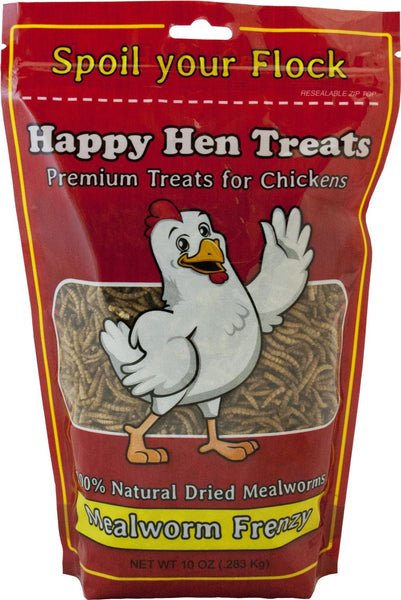 Happy Hen Treats 17000 Mealworm Frenzy, 10 Oz