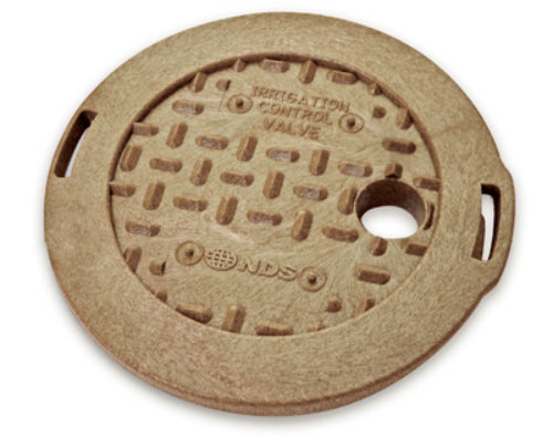 NDS 107C-SAND Round Overlapping Valve Box Cover, 6", Sand