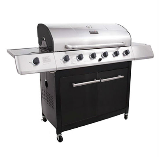 Char-Broil 463239915-DI Classic Gas Grill, 6 Burners, 65000 BTU