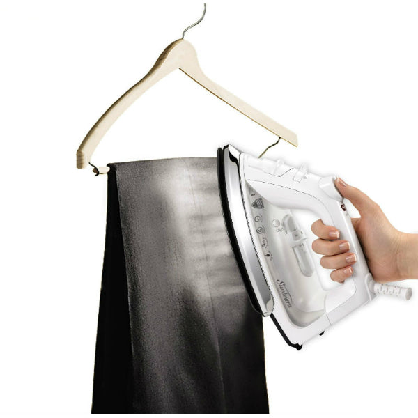 Sunbeam® GCSBCL-317-000 Classic Steam Iron, White & Chrome