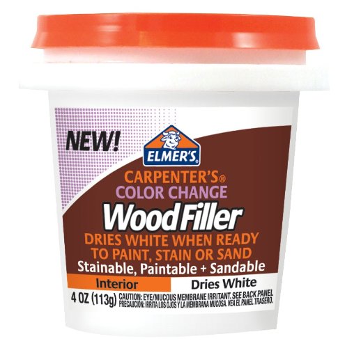 Elmer's® E915 Carpenter's® Color Change Interior Wood Filler, Dries White, 4 Oz