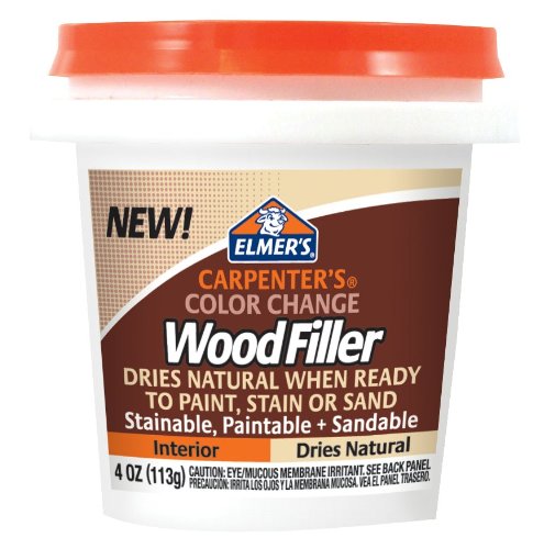 Elmer's® E912 Carpenter's® Color Change Wood Filler, Dries Natural, 4 Oz