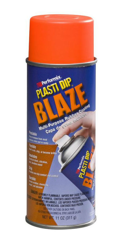 Performix® 11218-6 Plasti Dip® Blaze Rubber Coating Aerosol, Orange, 11 Oz