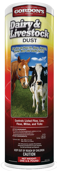 Gordon's® 5353092 Dairy & Livestock Dust Ready-To-Use, 1 Lb