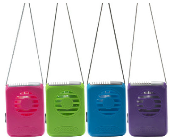 O2-Cool FN02001 Deluxe Personal Necklace Fan, 1-Speed, Assorted Color