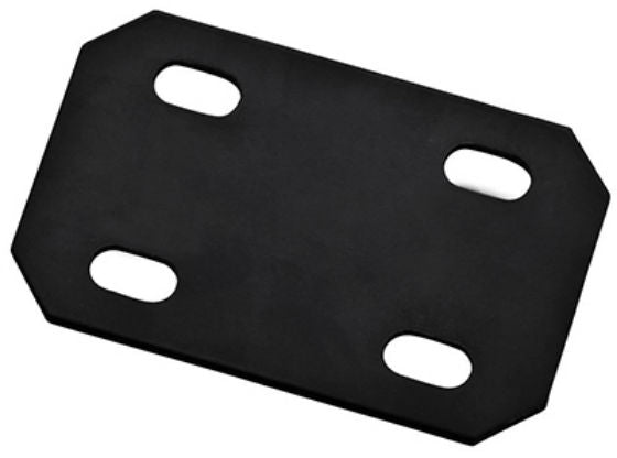 National Hardware® N351-462 Steel Mending Plate, Black, 4.7" x 3" x 1/8"
