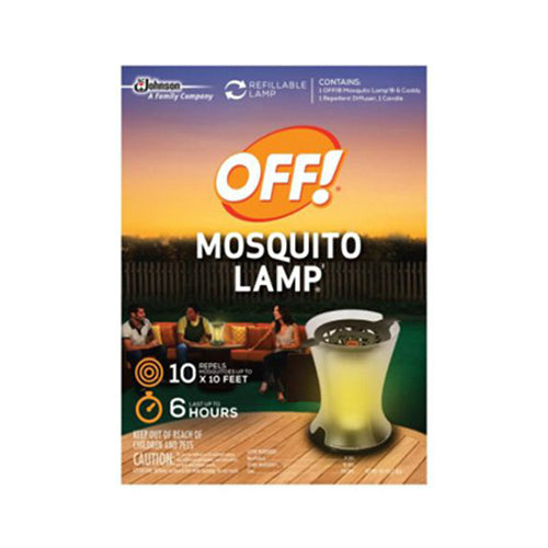 Off® 76087 Mosquito Lamp with Mosquito Repellent Candle