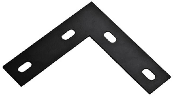National Hardware N351-505 Steel Corner Brace, Black, 6.5" x 1.5" x 1/8", 1175BC