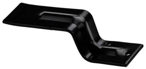 National Hardware® N351-503 Open Bar Holder, Black, 6.3" x 1.5", 15BC