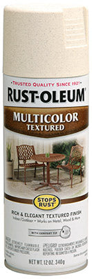 Rust-Oleum® 239121 Stops Rust® MultiColor Textured Spray Paint, 12 Oz, Caribbean Sand