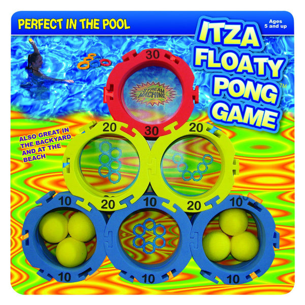 Stream Machine 82055-6 Itza Floaty Pong™ Backyard & Pool Game