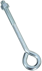 National Hardware® N347-682 Eye Bolt with Hex Nut, Zinc Plated, 5/8" x 10"