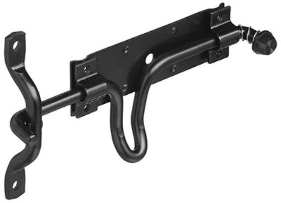 National Hardware® N236-729 Stall/Gate Latch, Black, V1136