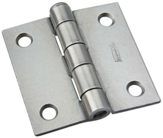 National Hardware® N139-659 Removable Pin Broad Hinge, Plain Steel, 2"