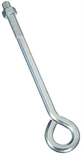 National Hardware® N347-757 Eye Bolt with Hex Nut, Zinc Plated, 3/4" x 14"