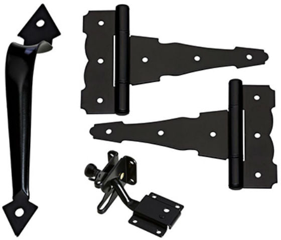 National Hardware® N343-467 Decorative Gate Kit, Black, DPV878