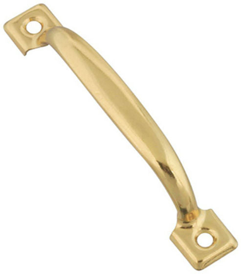 National Hardware® N117-754 Screen Door Pull, Brass, 4-3/4", V200