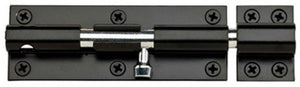 National Hardware® N152-126 Heavy Barrel Bolt, Black, 6", V831