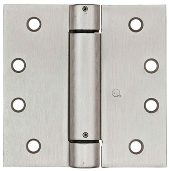 National Hardware® N350-801 Adjustable Spring Door Hinge, Satin Nickel, 4"