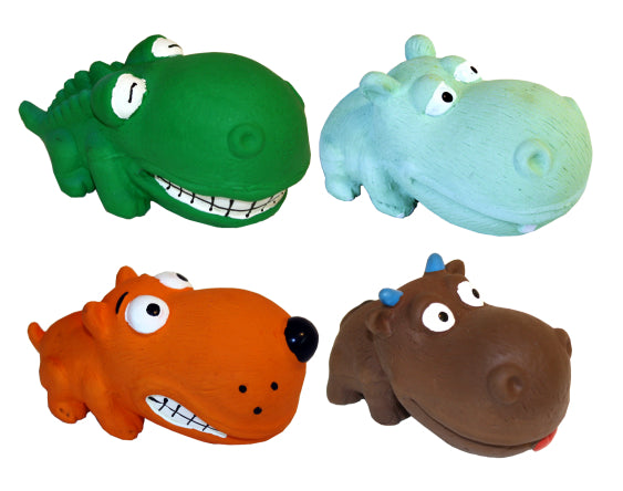 Multipet International 20315 Mini Latex Polka Dot Pig Dog Toy, 4"