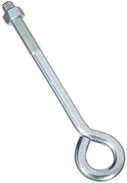 National Hardware® N347-740 Zinc Plated Eye Bolt with Hex Nut, 3/4" x 12"