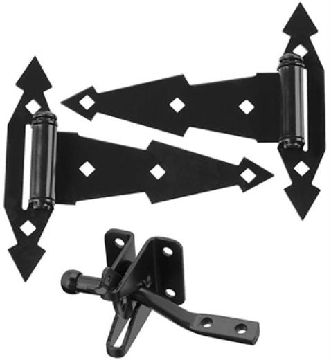 National Hardware® N243-899 Steel Gate Kit, Black, DPV845