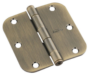 National Hardware N830-331 Door Hinge, Antique Brass, 3.5", 3 Pack