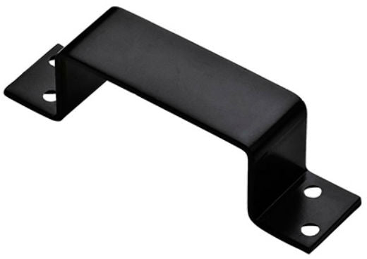 National Hardware® N351-502 Closed Bar Holder, Black, 6.4" x 1.5", 14BC
