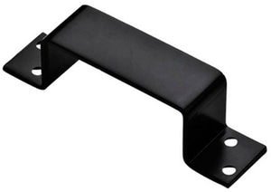 National Hardware® N351-502 Closed Bar Holder, Black, 6.4" x 1.5", 14BC
