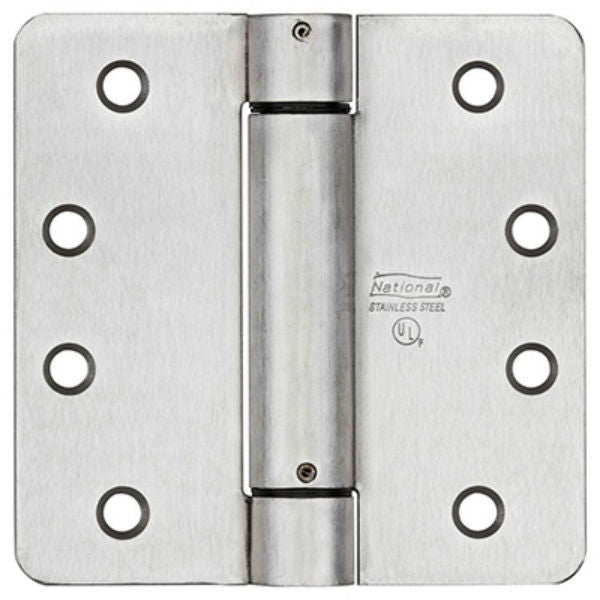 National Hardware® N350-892 Adjustable Spring Hinge, Satin Nickel, 3.5"