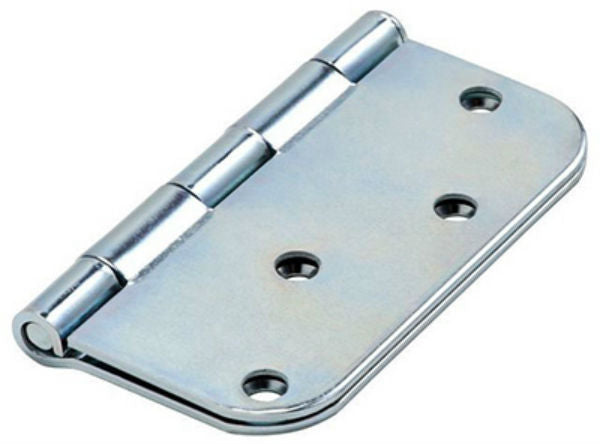 National Hardware® N830-189 Zinc Door Hinge with 5/8" Round Corner, 4"