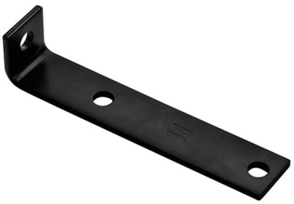 National Hardware® N351-480 Offset Leg Corner Brace, Black, 7.5"