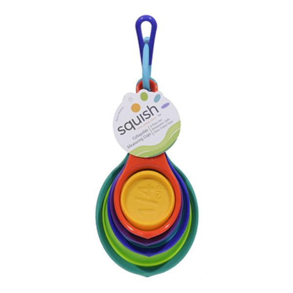 Squish™ 41008 Collapsible Measuring Cup, Multi Color, 4 Piece