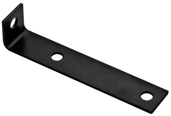 National Hardware® N351-478 Offset Leg Corner Brace, Black, 7.5"