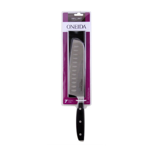 Oneida® 55210 Triple Rivet Santoku Knife, Stainless Steel